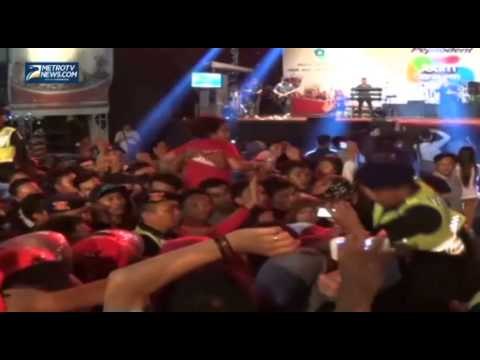 Konser Band Wali di Lamongan Diwarnai Kericuhan