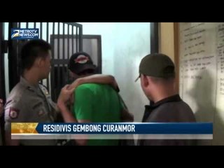 Residivis Gembong Curanmor Ditembak Polisi