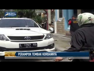 Rampok Tembak Nasabah Bank dan Gasak Rp175 Juta