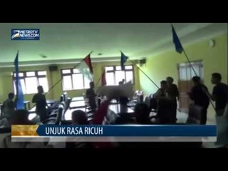 Unjuk Rasa Mahasiswa di Nias Selatan Berakhir Ricuh