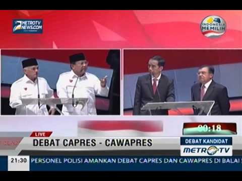 Debat Kandidat, Jokowi: Daerah Pemekaran Harus Bisa Menopang Untuk Mandiri