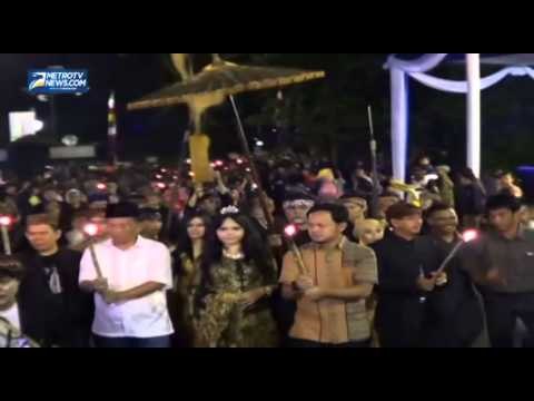 Pawai Obor Budaya Sambut HUT Kota Bogor