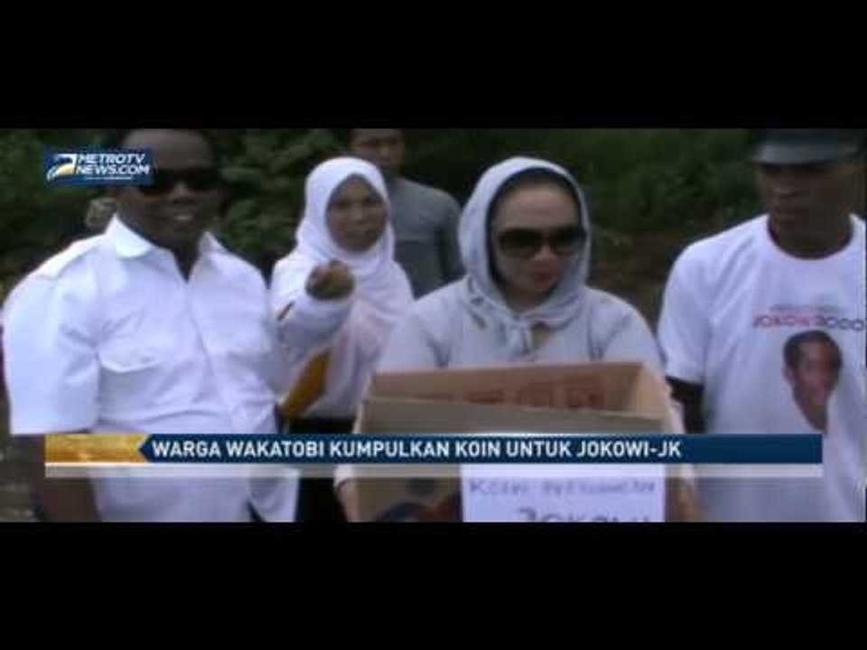 Warga Wakatobi Kumpulkan Koin untuk Jokowi JK
