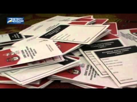 KPU Tebing Tinggi Mulai Lipat Surat Suara Pilpres