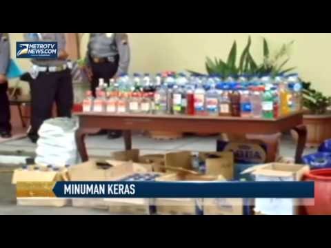 Jelang Pilpres, Polres Boyolali Sita Ribuan Liter Miras