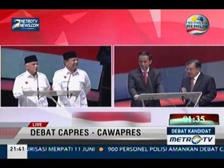 [Debat Kandidat] Prabowo: Petugas Diberi Perintah, Bila Tidak Tepat Petugaslah yang Dikorbankan