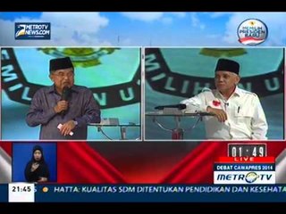 [Debat Cawapres 2014] Pembangunan SDM dan Iptek (4)