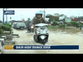 Drainase Buruk, Jalan Antar Provinsi Tergenang Banjir