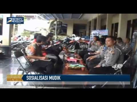 Polres Brebes Sosialisasikan Arus Mudik Melalui Radio