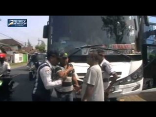 Dishub dan Polantas Jember Gelar Razia Angkutan Lebaran