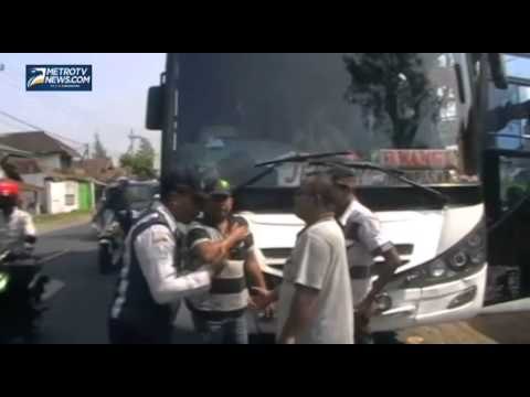 Dishub dan Polantas Jember Gelar Razia Angkutan Lebaran