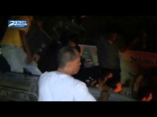 Sopir Mengantuk, Ambulans Pun Terbalik