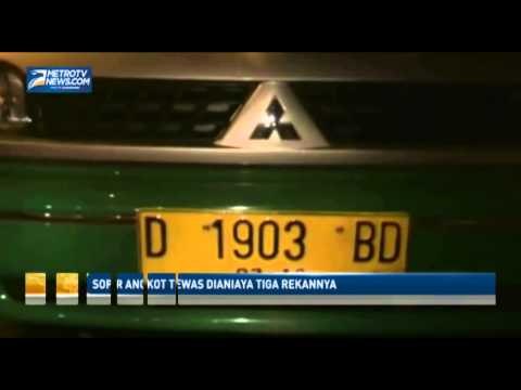 Sopir Angkot Tewas Dianiaya Tiga Rekannya