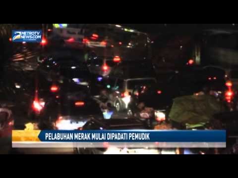 Pelabuhan Merak Mulai Dipadati Pemudik