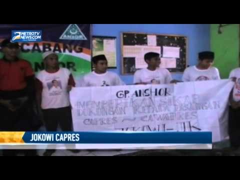 Gerakan Pemuda Anshor Bogor Deklarasi Dukung Jokowi-JK