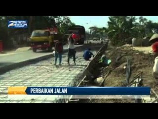 Jelang Arus Mudik, Perbaikan Jalan di Grobogan belum Selesai