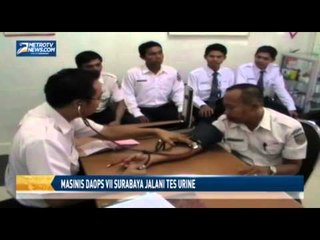 Masinis Daops VIII Surabaya Jalani Tes Urine