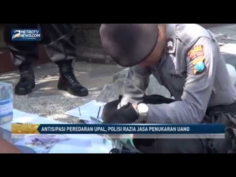 Antisipasi Peredaran Upal, Polisi Razia Jasa Penukaran Uang