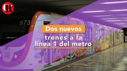Dos nuevos trenes a la línea 1 del Metro