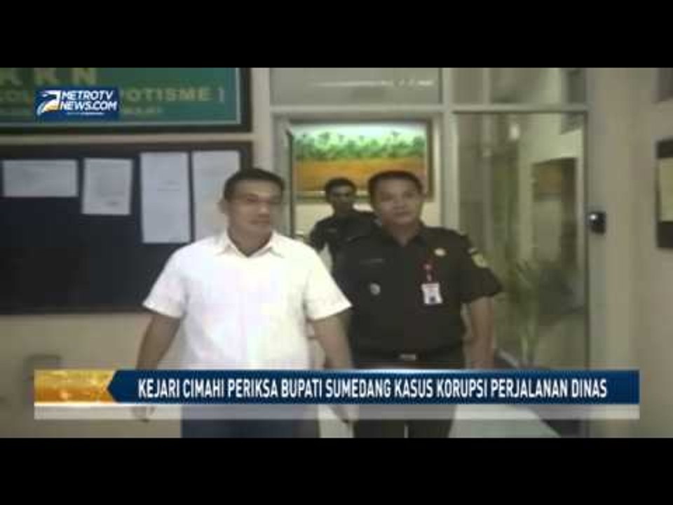 Kejari Cimahi Periksa Bupati Sumedang Kasus Korupsi Perjalanan Dinas