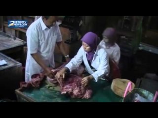 Petugas Temukan 25 Kg Daging Gelonggongan di Pasar Weleri