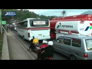 Jalur Selatan Nagrek Macet Panjang