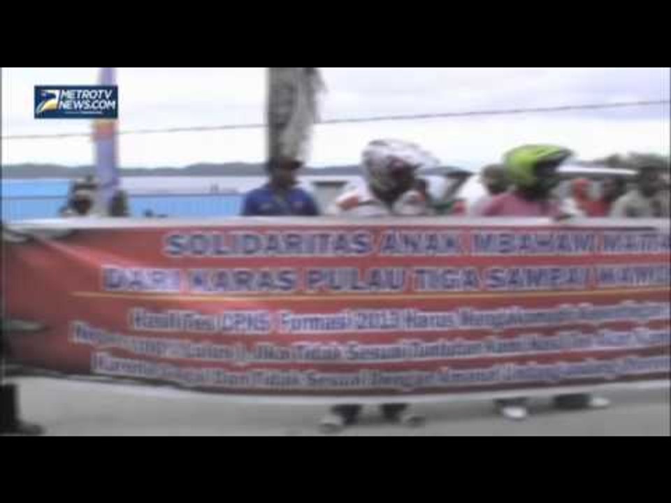 Unjuk Rasa Tuntut Majukan Putra Daerah Fakfak