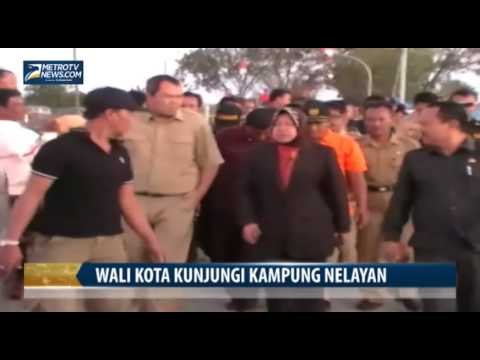 Wali Kota Surabaya Kunjungi Kampung Nelayan