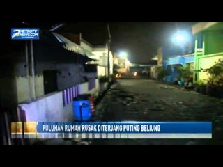 Puluhan Rumah Rusak Diterjang Puting Beliung