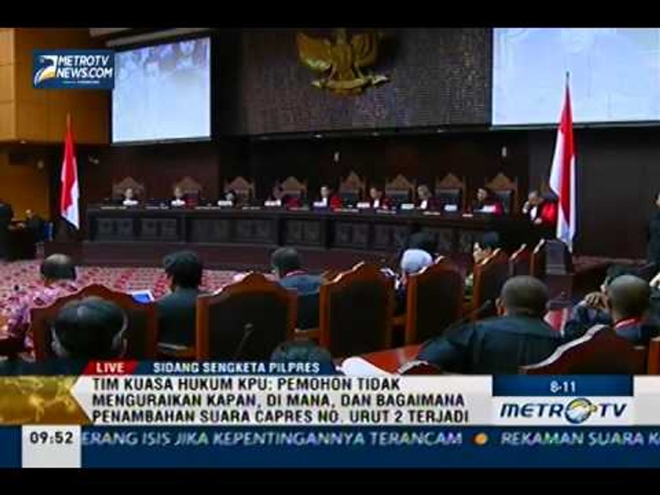Sidang Kedua Sengketa Pilpres (3)