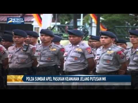 Polda Sumbar Apel Pasukan Keamanan Jelang Putusan MK