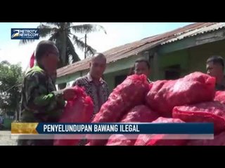 TNI Gagalkan Penyelundupan 2 Ton Bawang Ilegal