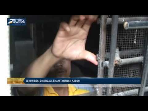 Jeruji Besi Digergaji, Enam Tahanan Kabur