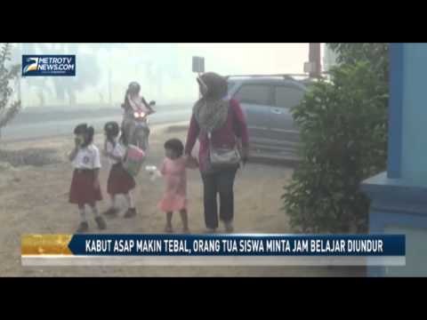 Kabut Asap Makin Tebal, Orang Tua Siswa Minta Jam Belajar Diundur