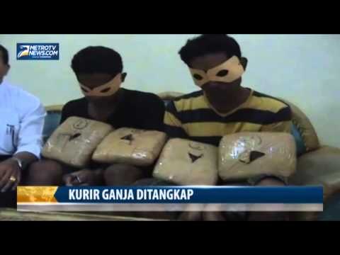 Polisi Tangkap 2 Kurir 3,7 Kg Ganja