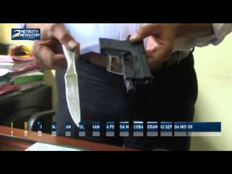 Bersenjatakan Pistol Mainan Dua Pemuda Mencoba Merampas Sepeda Motor