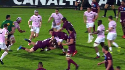 TOP 14 - Essai Yann LESGOURGUES (UBB) - Bordeaux-Bègles - Paris - J19 - Saison 2018/2019