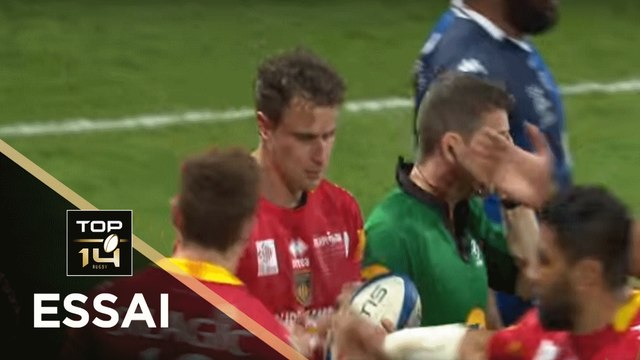 TOP 14 - Essai Jean-Bernard PUJOL (USAP) - Castres - Perpignan - J19 - Saison 2018/2019