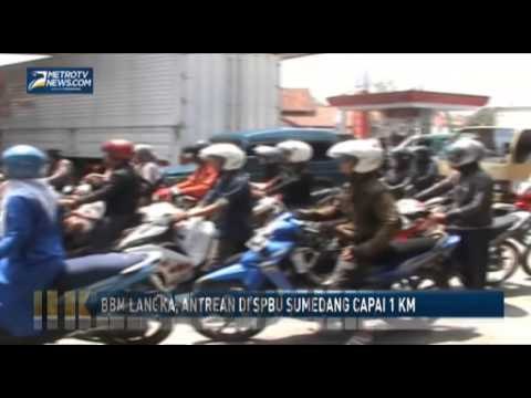 BBM Langka, Antrean di SPBU Sumedang Capai 1 Km