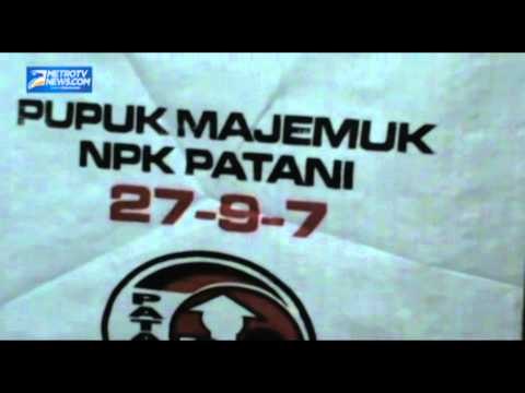 Polisi Gerebek Gudang Pupuk Subsidi Oplosan