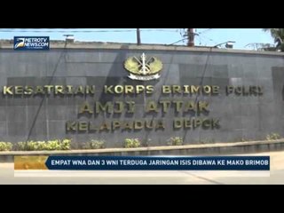 Empat WNA dan 3 WNI Terduga Jaringan ISIS Dibawa ke Mako Brimob
