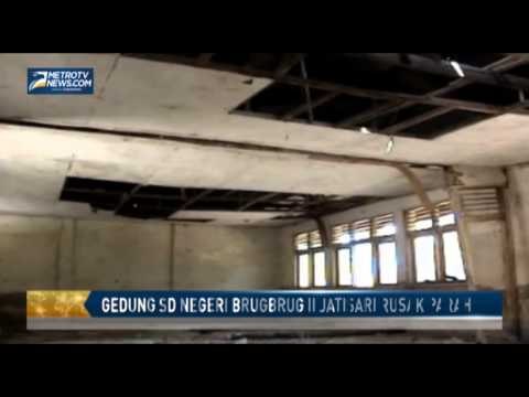 Gedung SD Negeri Brugbug II Jatisari Rusak Parah