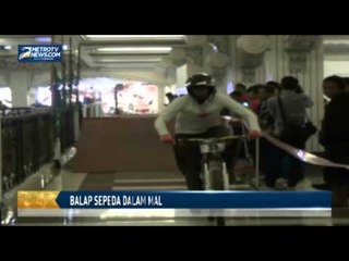 Balap Sepeda Dalam Mal