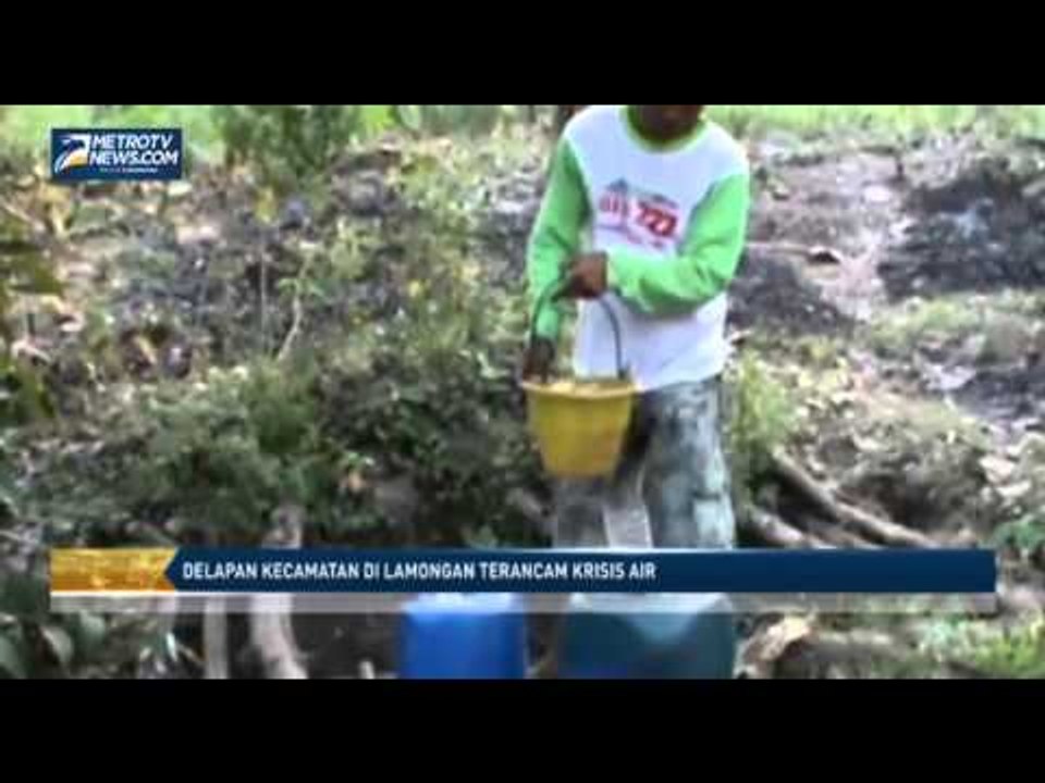 Delapan Kecamatan di Lamongan Terancam Krisis Air