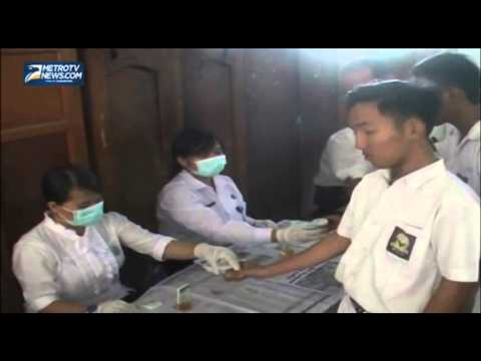 BNN Denpasar Gelar Tes Urine untuk Siswa Sekolah Menengah