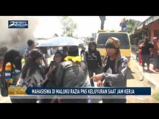 Mahasiswa di Maluku Razia PNS Keluyuran Saat Jam Kerja