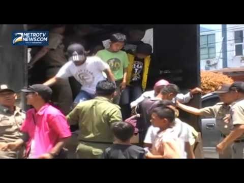 Ganggu Pengguna Jalan, Sejumlah Gepeng di Bogor Dirazia Satpol PP