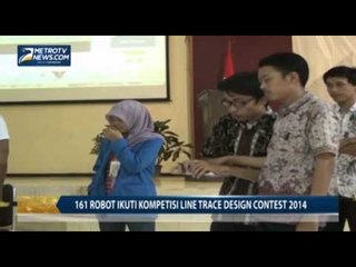 161 Robot Ikuti Kompetisi Line Trace Design Contest 2014