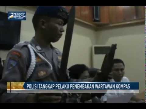 Polisi Tangkap Pelaku Penembakan Wartawan Kompas