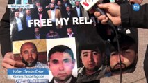 Uygur Türkleri Beyaz Saray Önünde Çin'i Protesto Etti